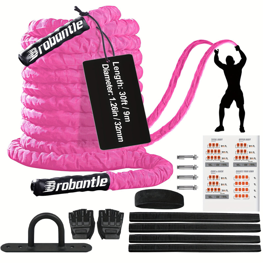 9M Long 32MM Weighted Battle Rope