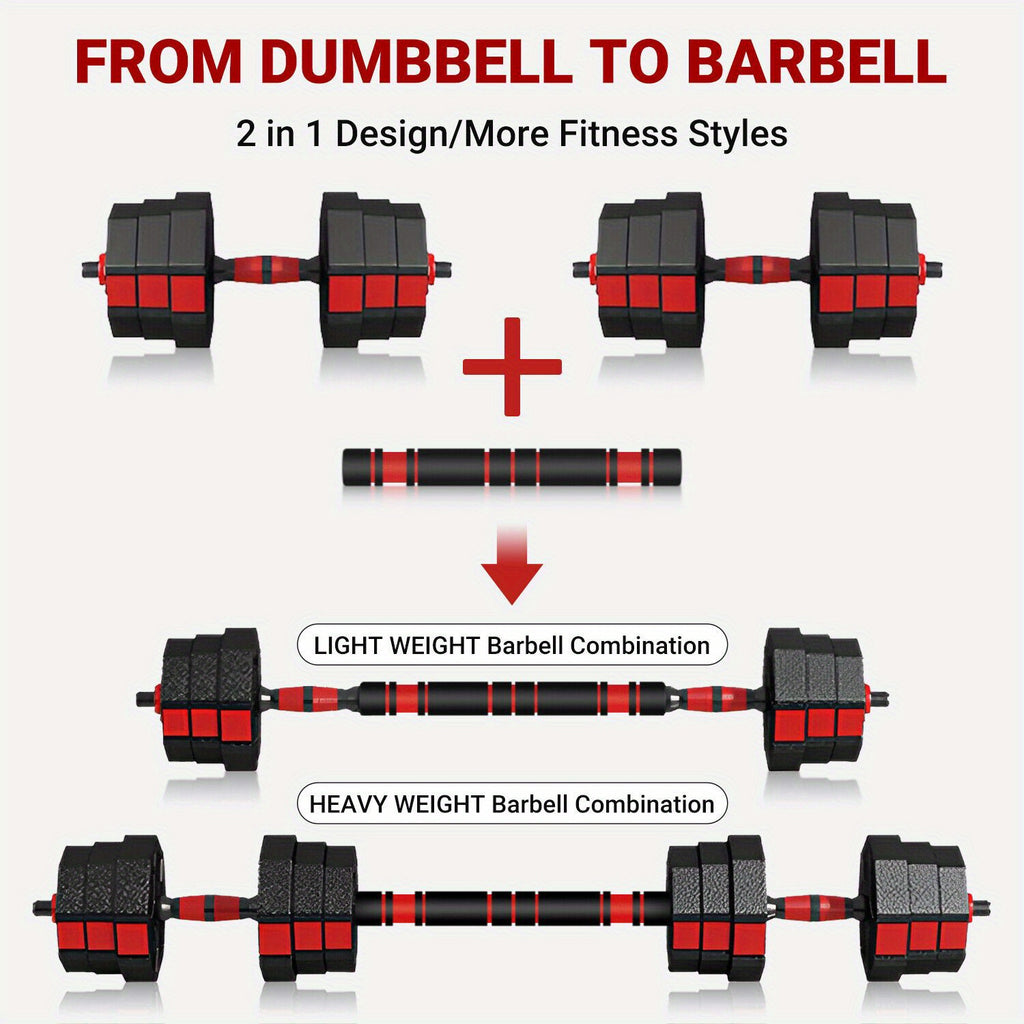 New Totall 44LB Dumbells Pair Gym Weights Dumbbell Body Building Free Weight Set