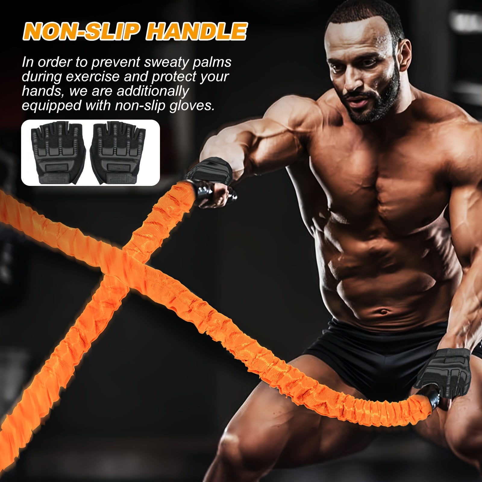 9M Long 32MM Weighted Battle Rope