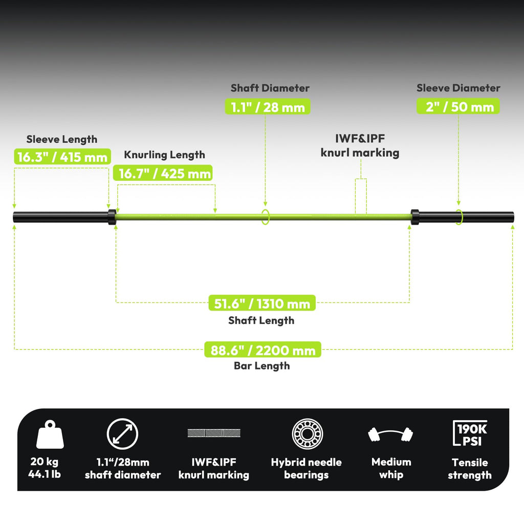 Olympic Barbell 45lb/35lb