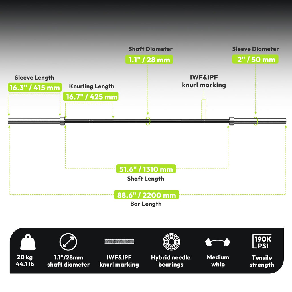 Olympic Barbell 45lb/35lb