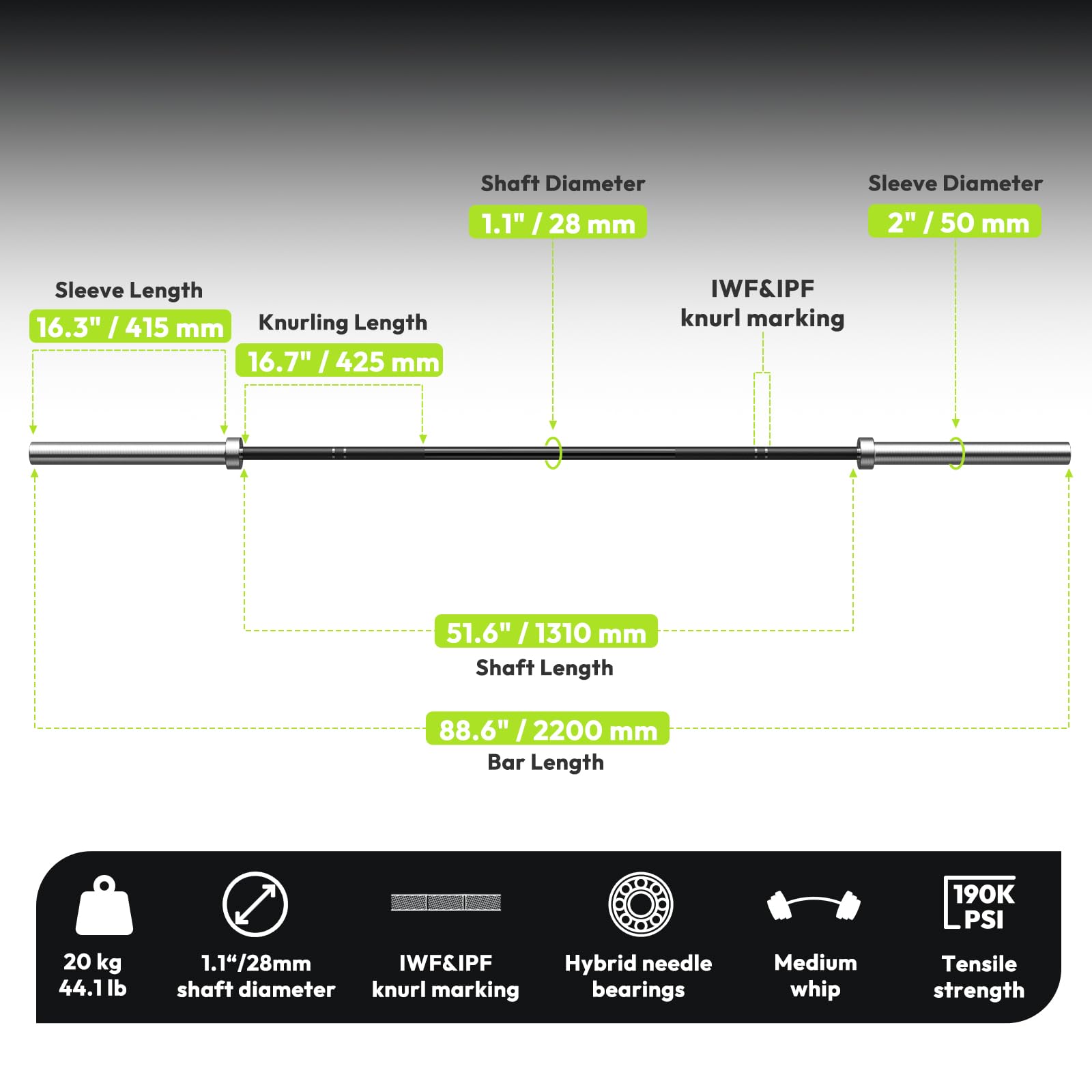 Olympic Barbell 45lb/35lb