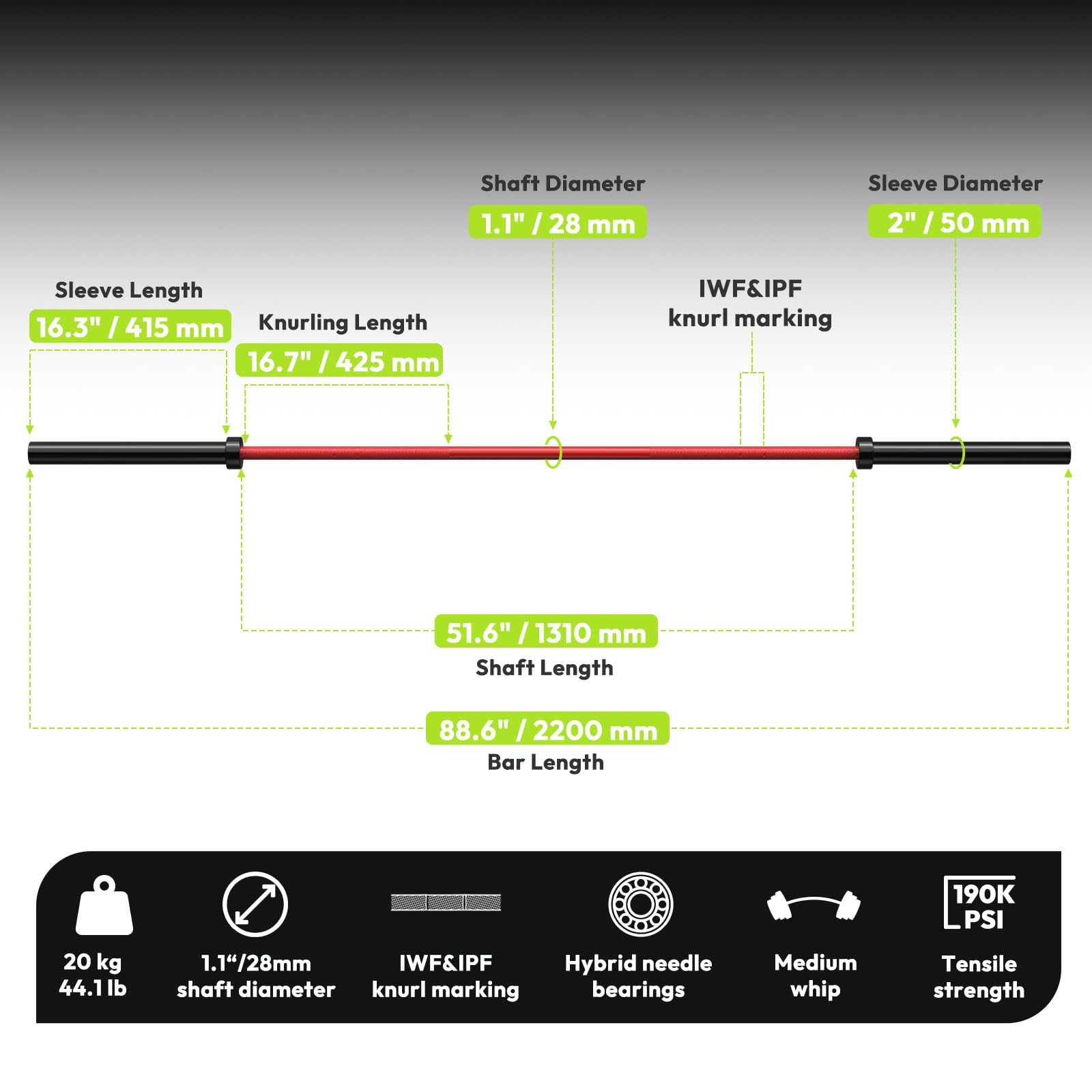 Olympic Barbell 45lb/35lb