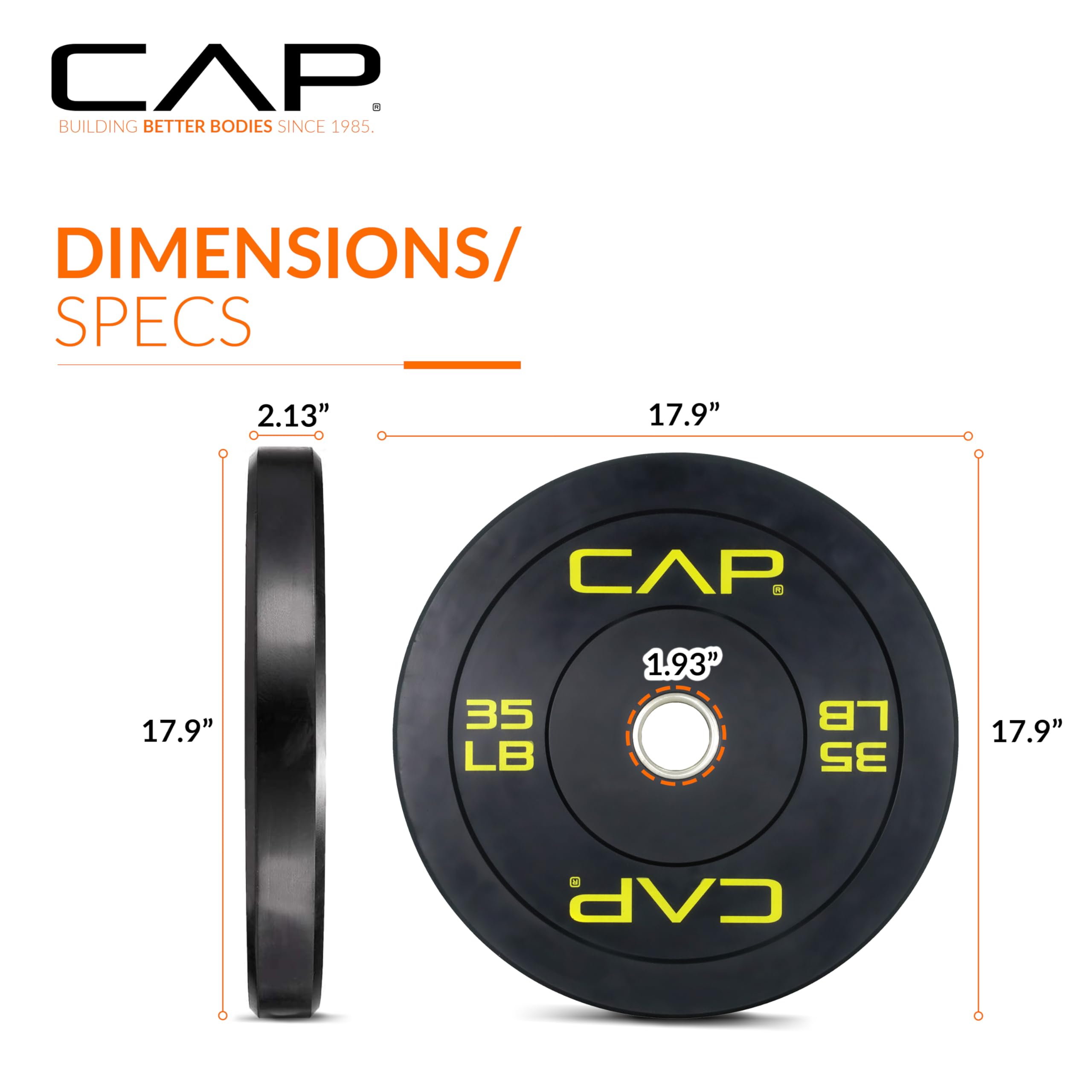 Barbell Rubber Olympic Bumper Plate