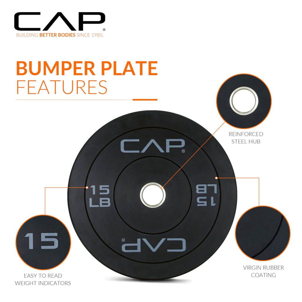 Barbell Rubber Olympic Bumper Plate