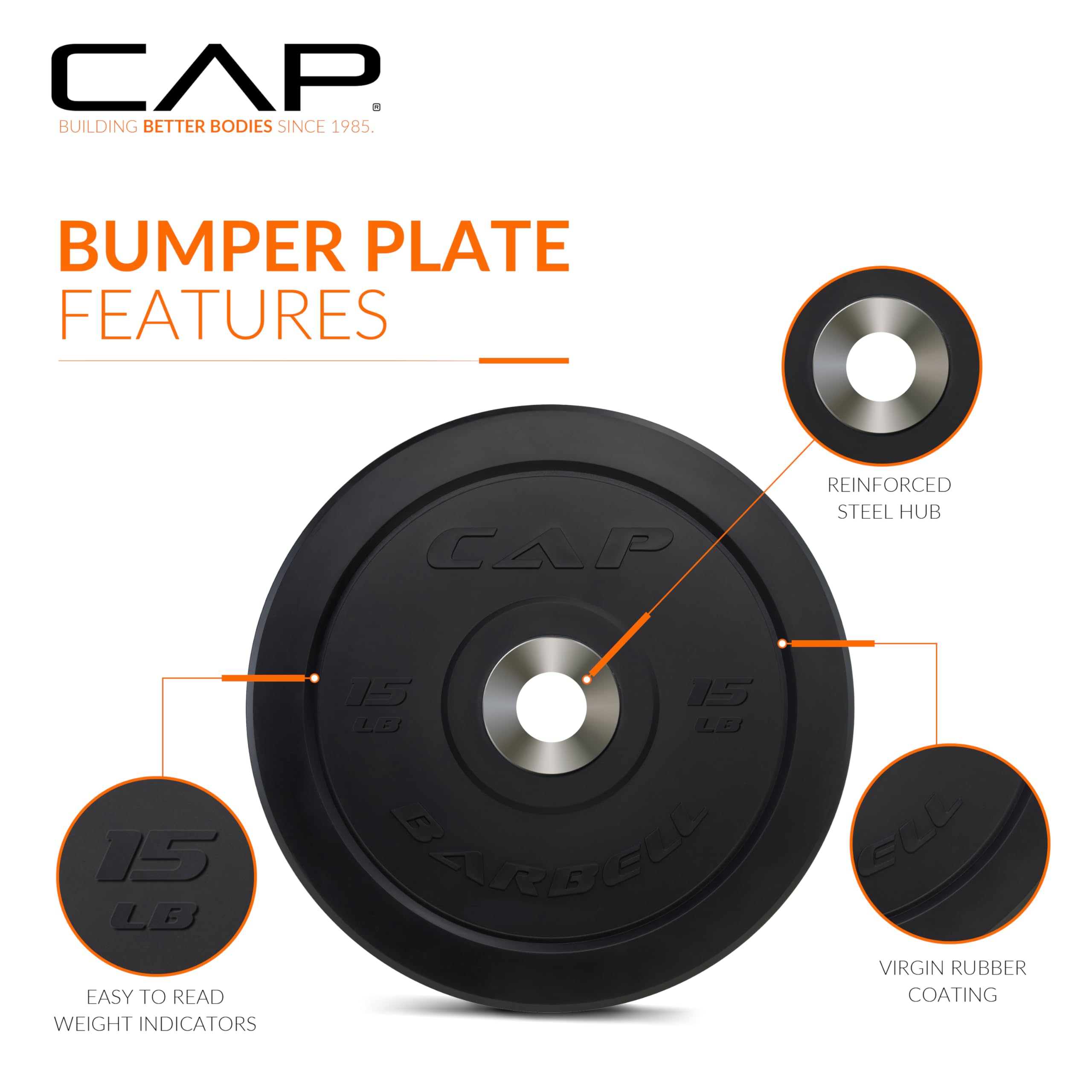 Barbell Rubber Olympic Bumper Plate