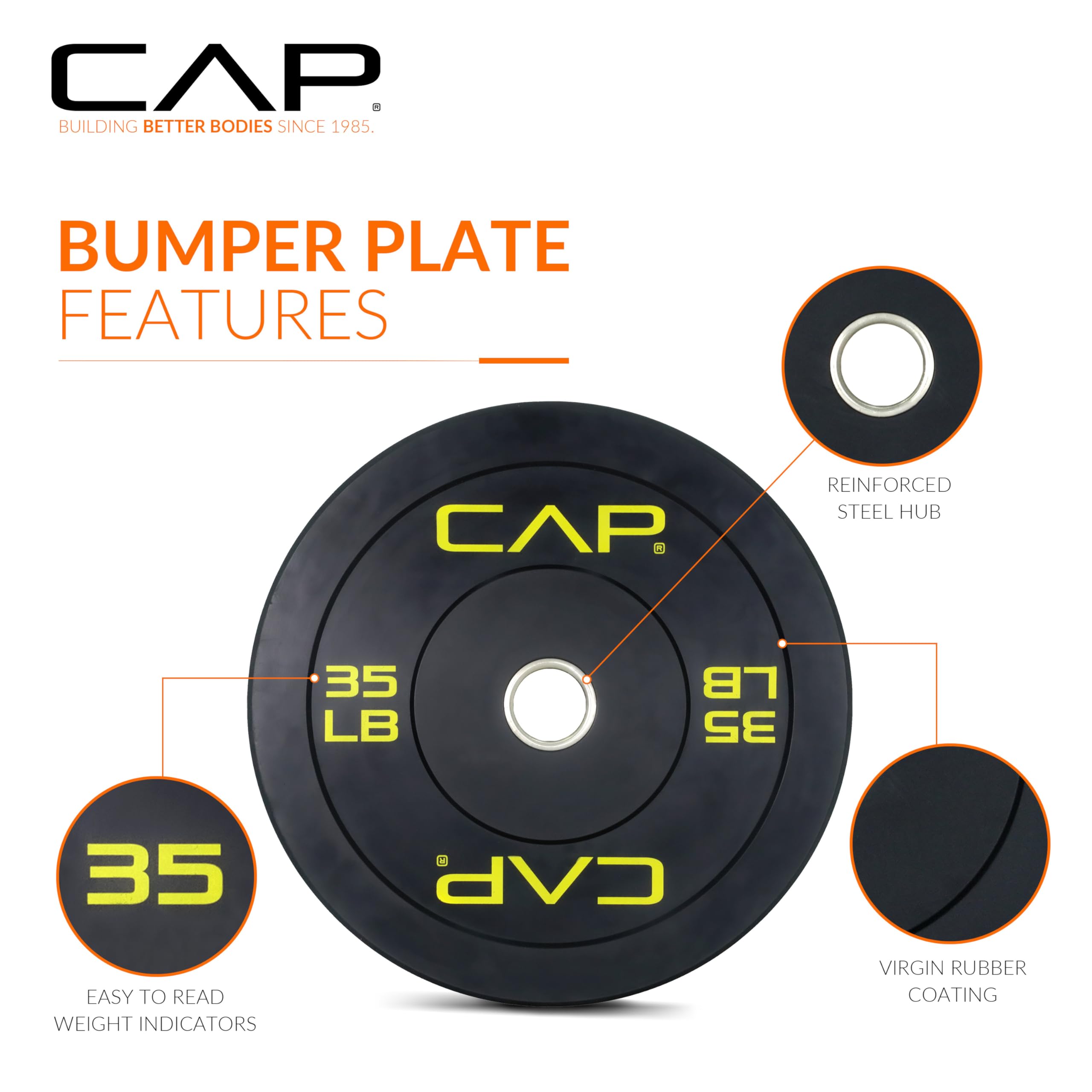 Barbell Rubber Olympic Bumper Plate