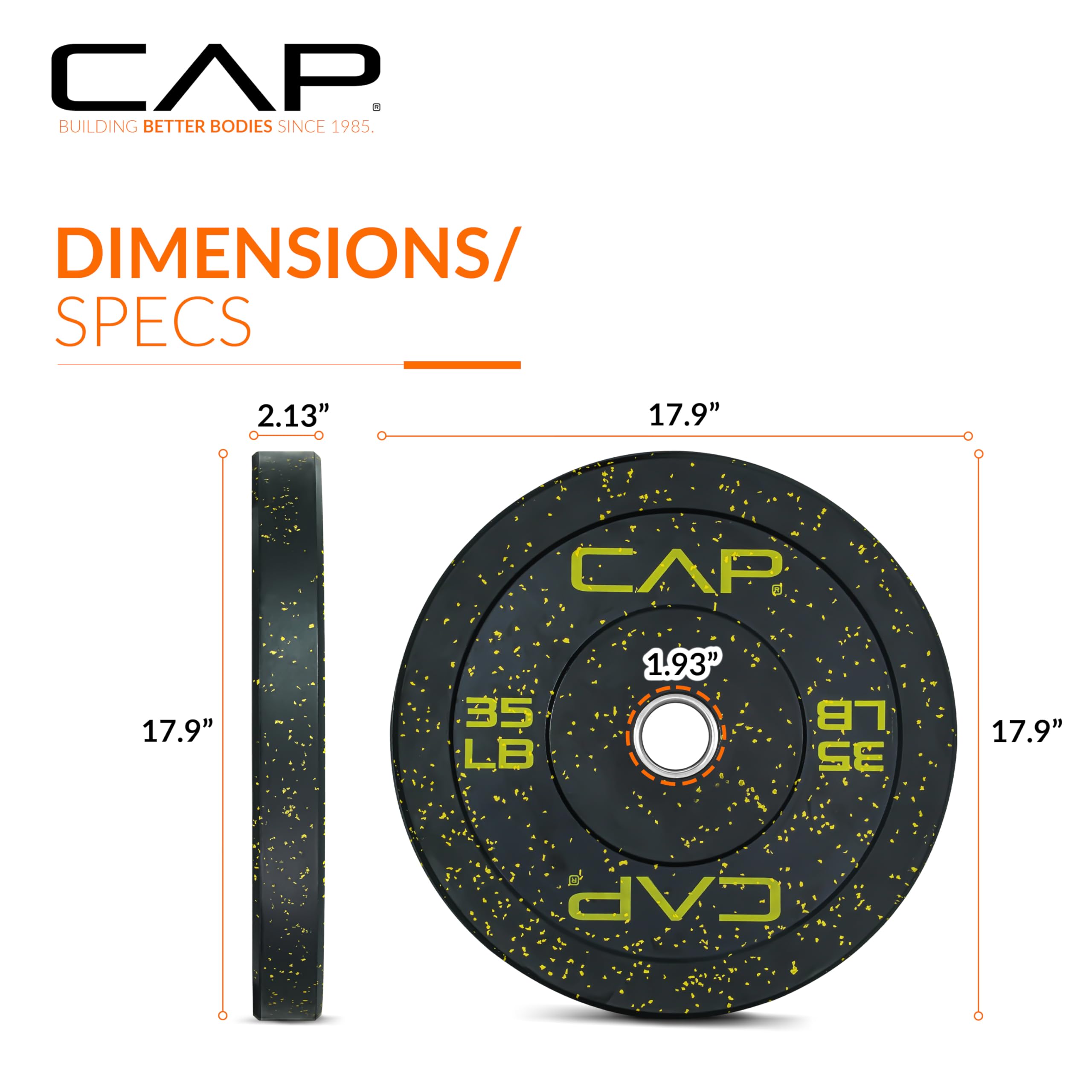 Barbell Rubber Olympic Bumper Plate