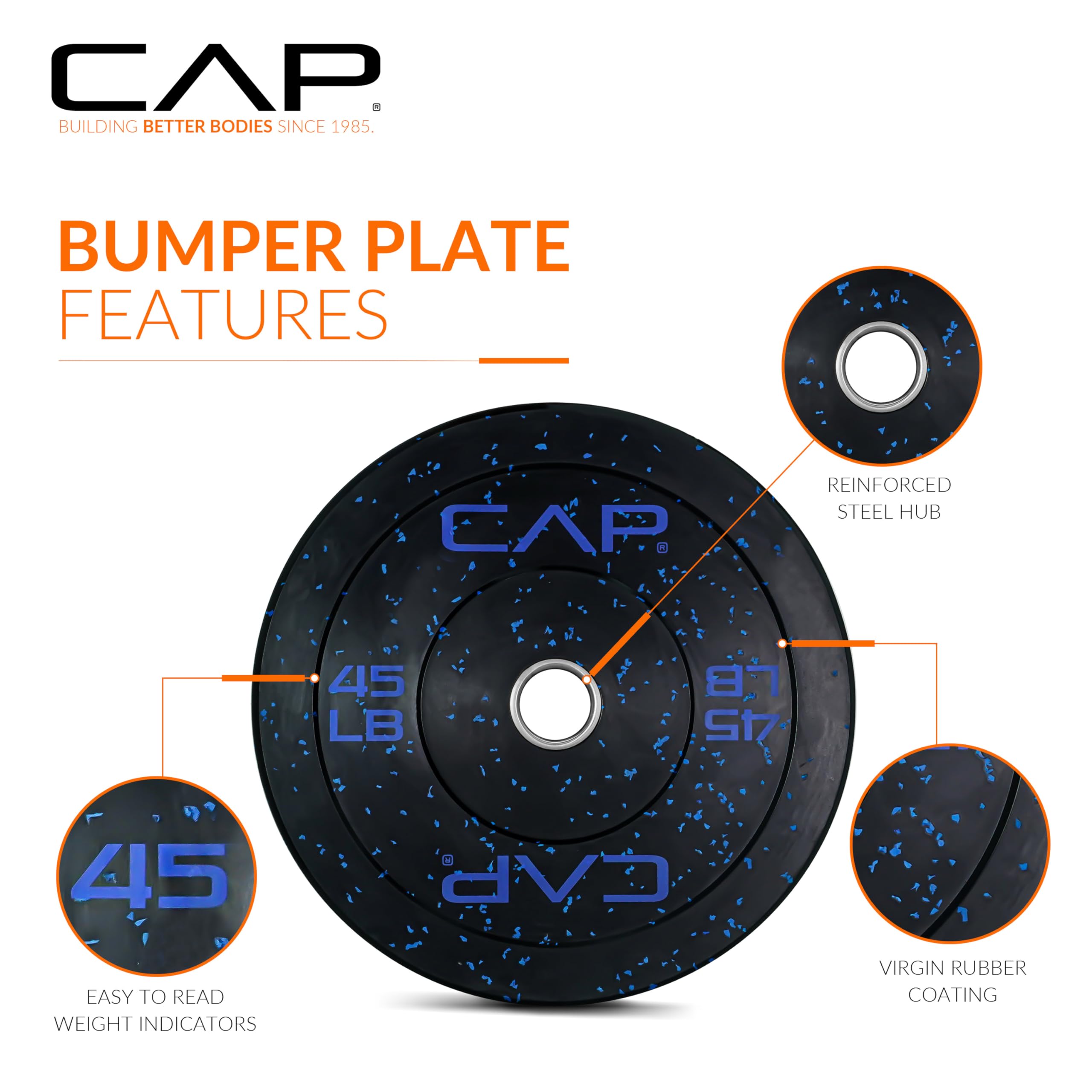Barbell Rubber Olympic Bumper Plate