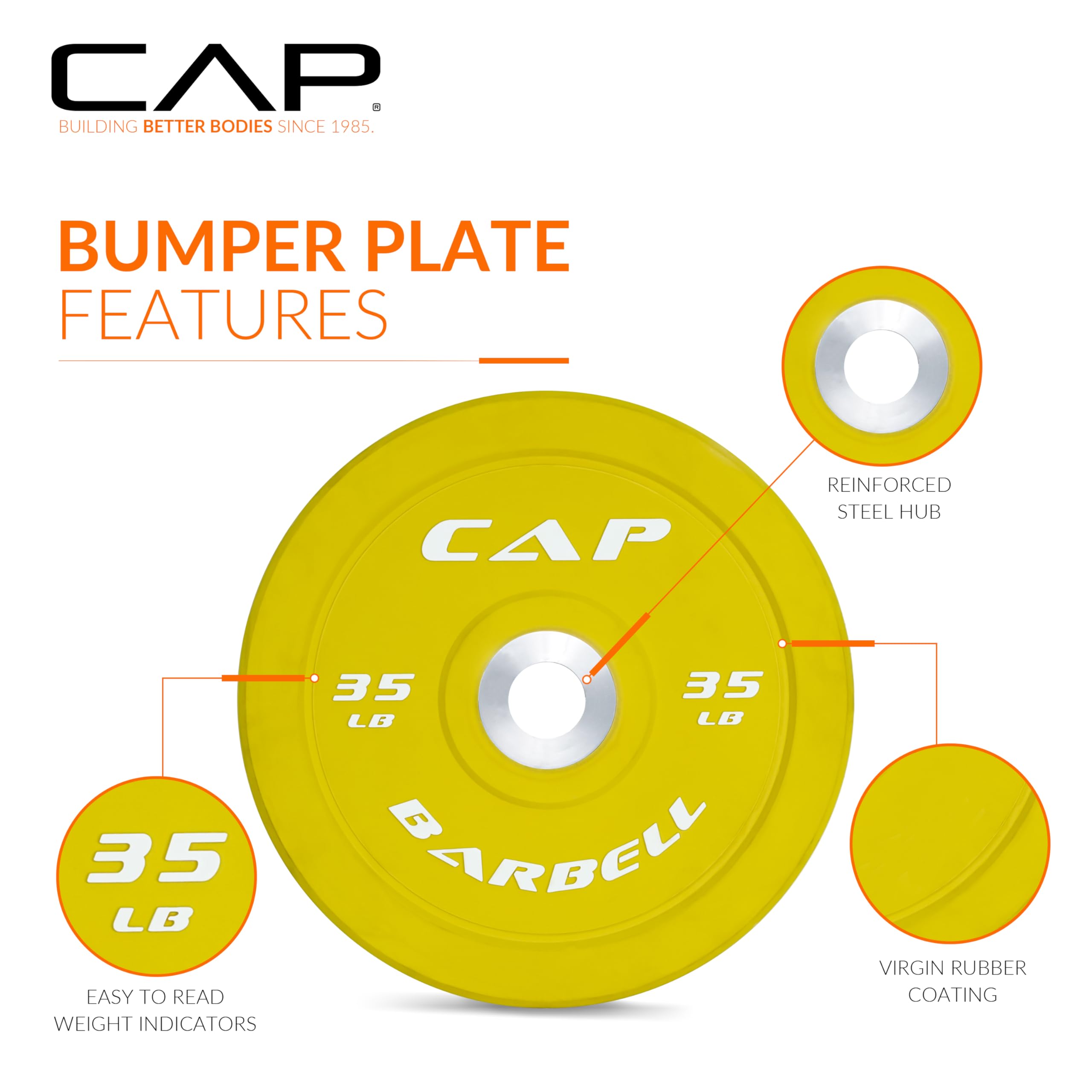 Barbell Rubber Olympic Bumper Plate