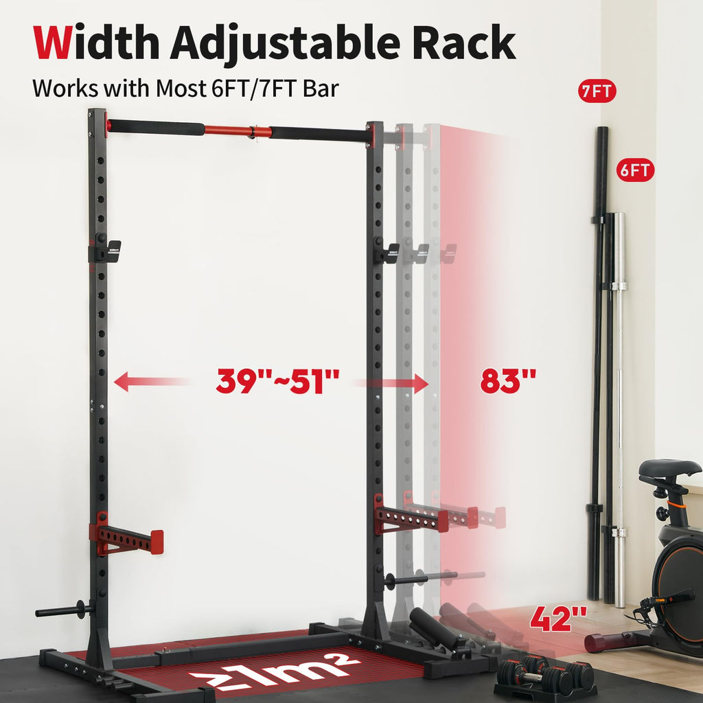 Squat Rack with Pull-Up Bar