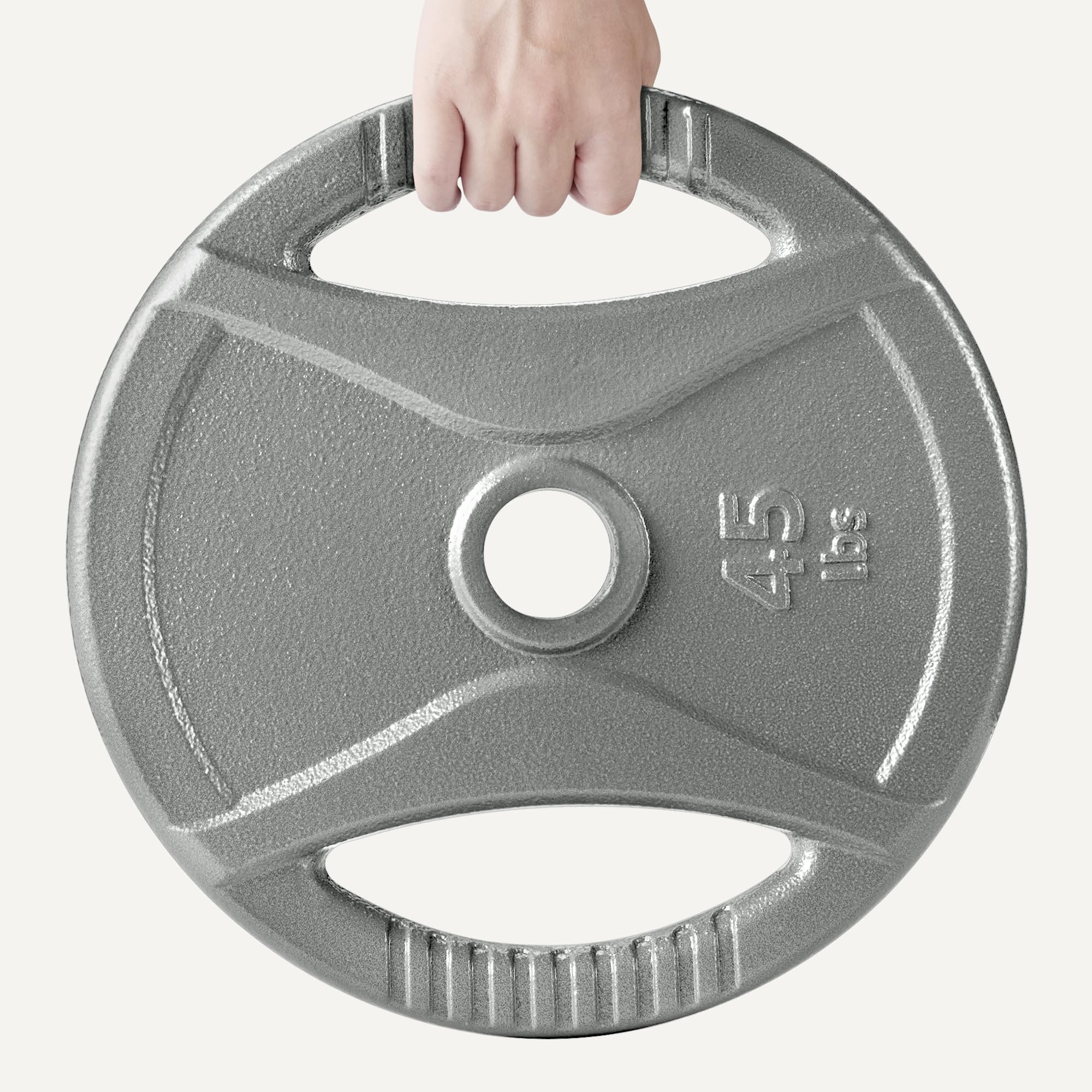 2-Inch Olympic Cast Iron Grip Weight Plates