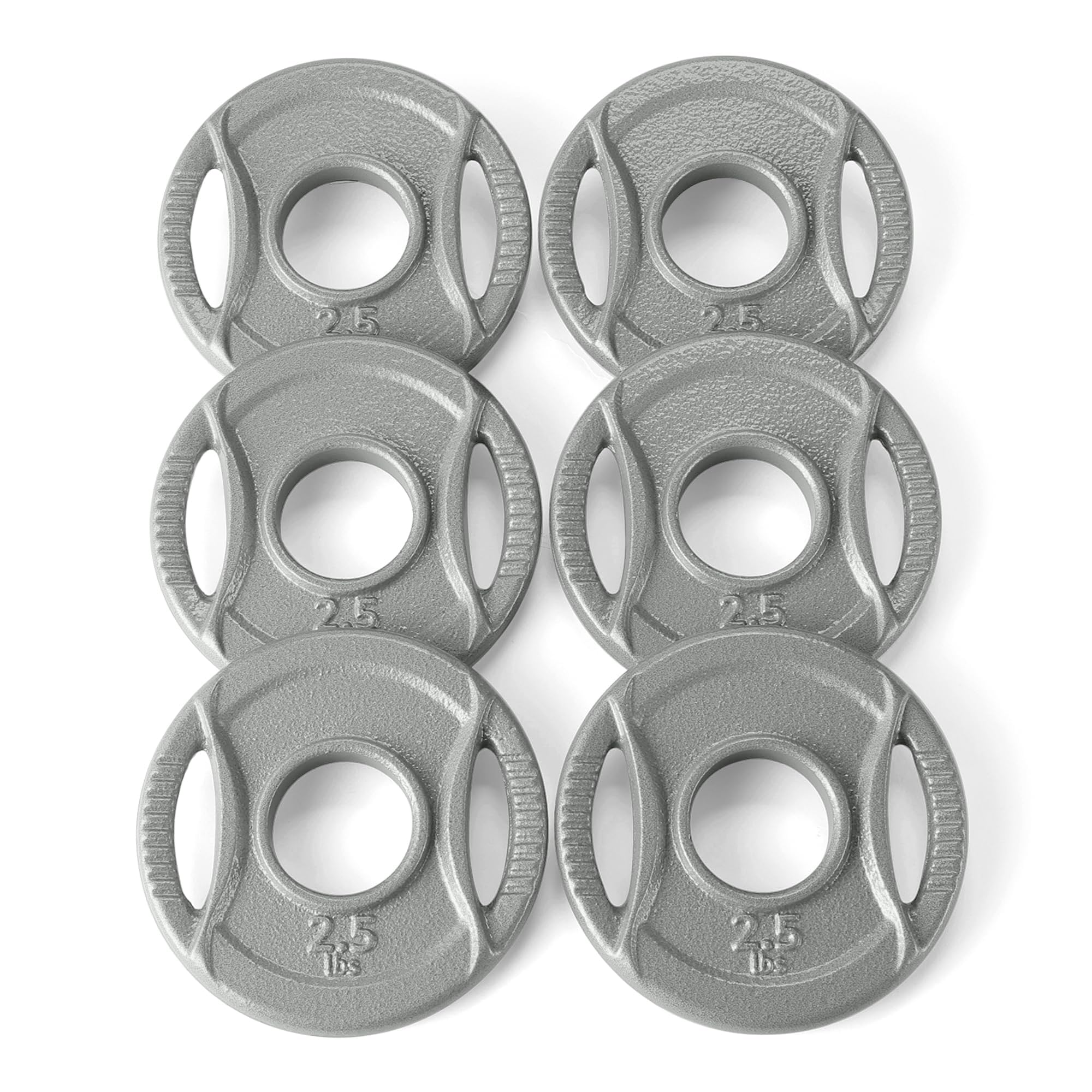 2-Inch Olympic Cast Iron Grip Weight Plates