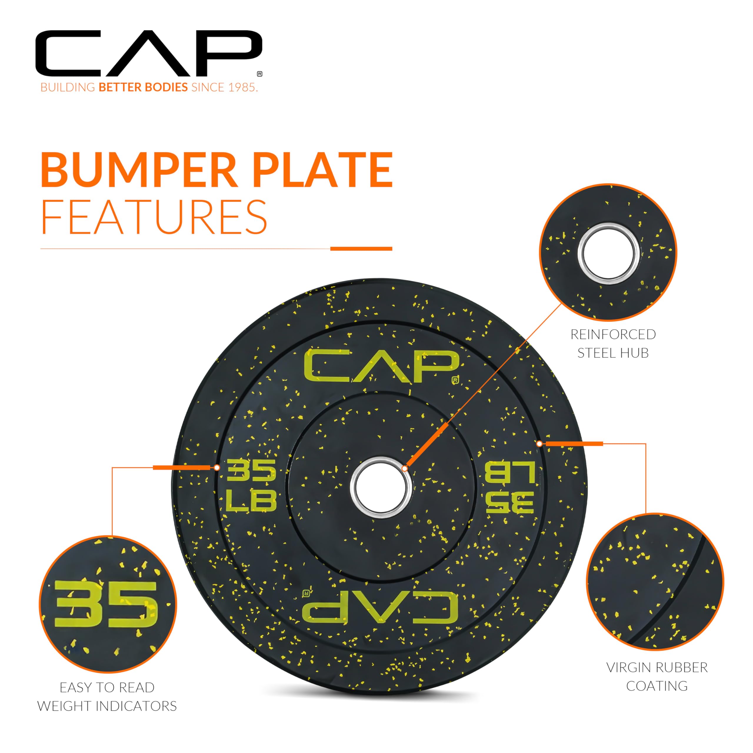 Barbell Rubber Olympic Bumper Plate