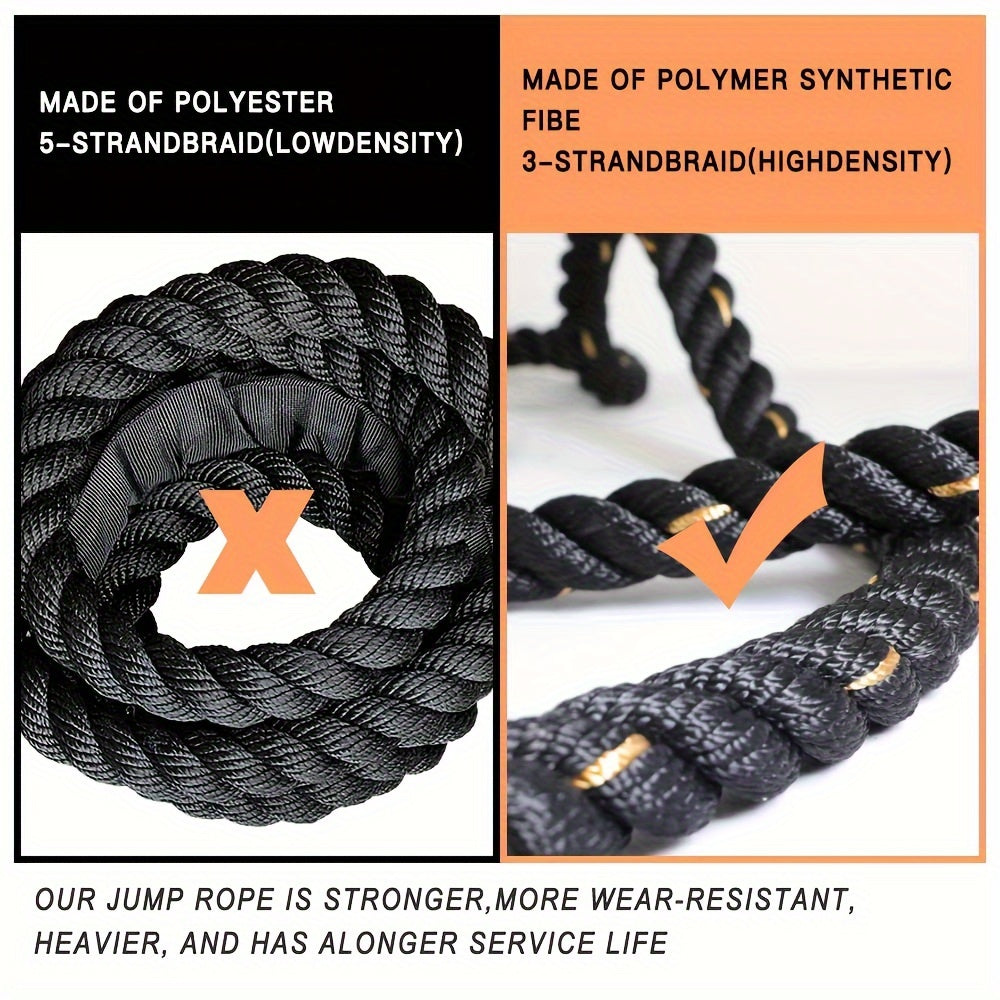 1.13kg Battle Rope with Weighted Handles