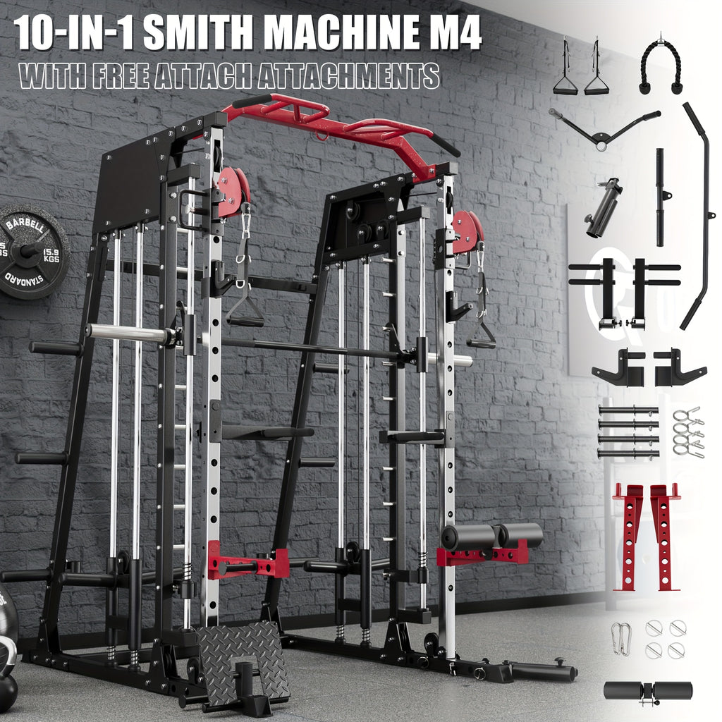 2200lbs All-in-1 Smith Machine Home Gym