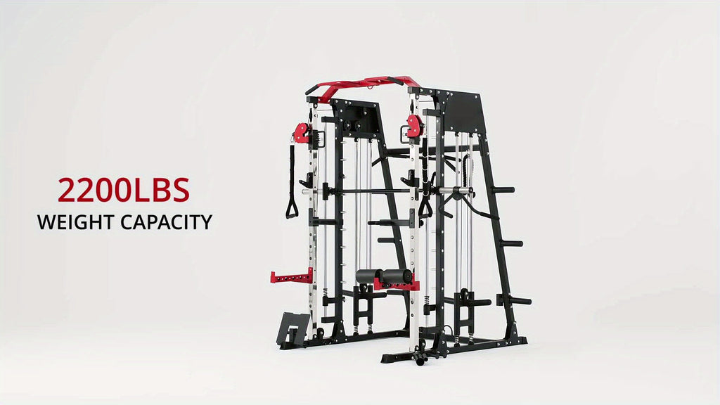 2200lbs All-in-1 Smith Machine Home Gym