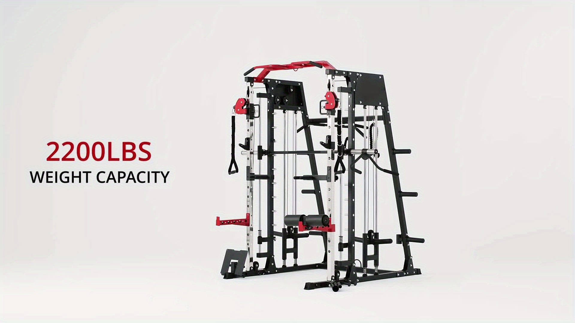 2200lbs All-in-1 Smith Machine Home Gym